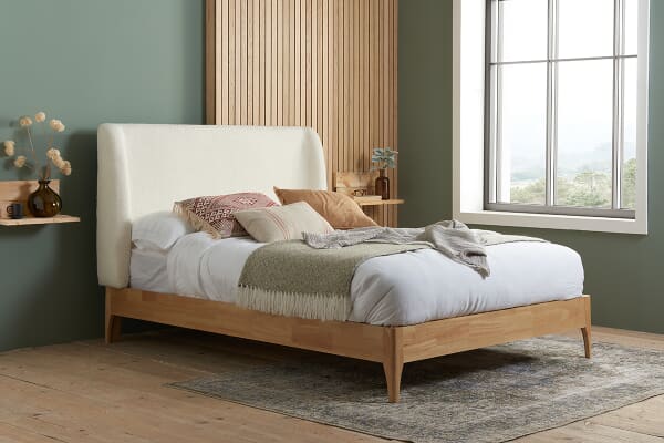 An image for Birlea Halfden Fabric Boucle Bed
