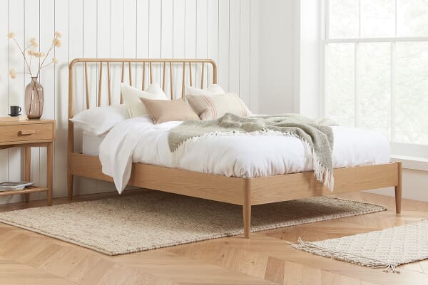 An image for Birlea Jesper Solid Oak Bed