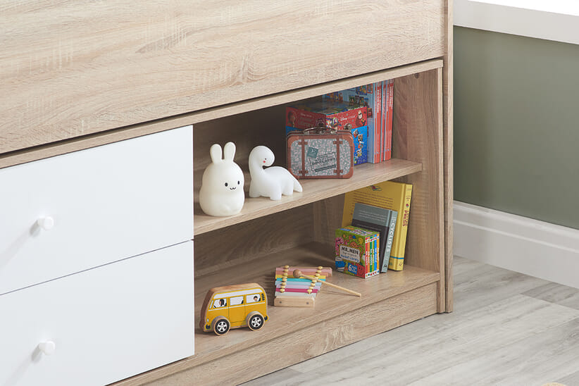 An image for Leyton Kids Storage Cabin Bed