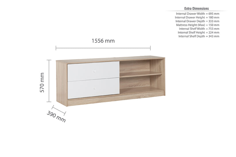 An image for Leyton Kids Storage Cabin Bed