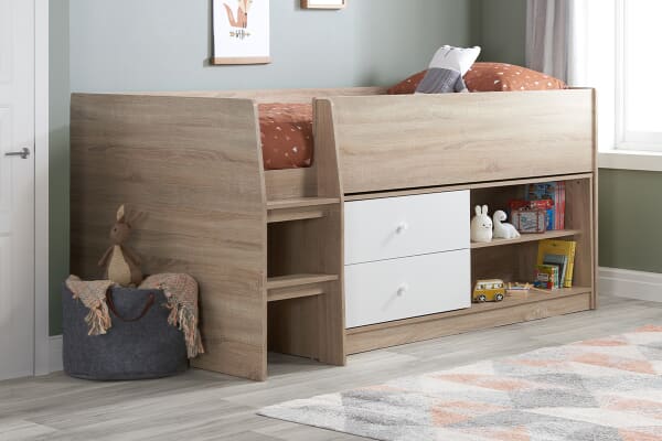 An image for Birlea Leyton Kids Storage Cabin Bed