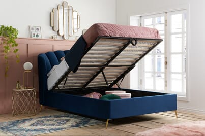 An image for Lottie Fabric Ottoman Bed