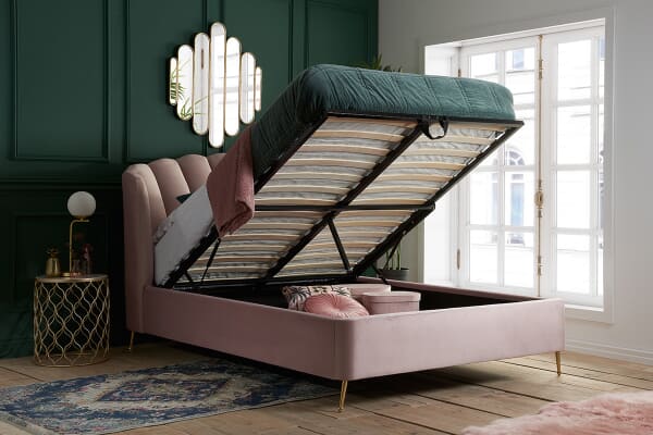An image for Birlea Lottie Fabric Ottoman Bed
