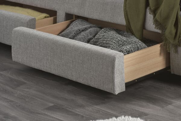 An image for Birlea Mayfair Grey 4 Drawer Storage Bed