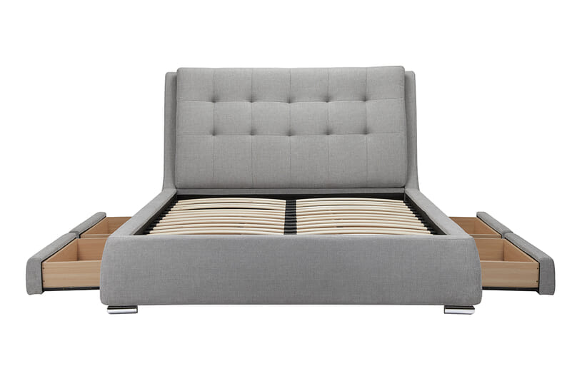 An image for Mayfair Grey 4 Drawer Storage Bed