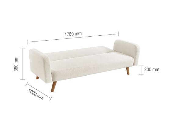 An image for Birlea Micah White Sofa Bed
