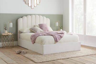 An image for Monaco Fabric Ottoman Bed