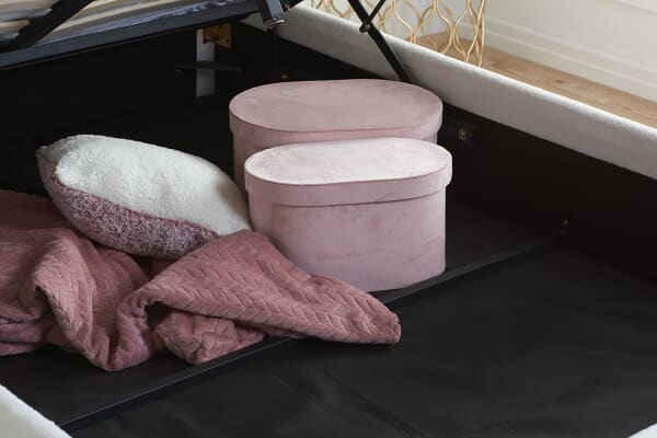 An image for Birlea Monaco Fabric Ottoman Bed