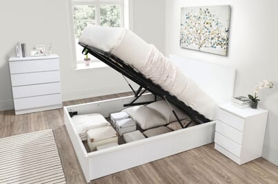 An image for Oslo Wooden Ottoman Bed