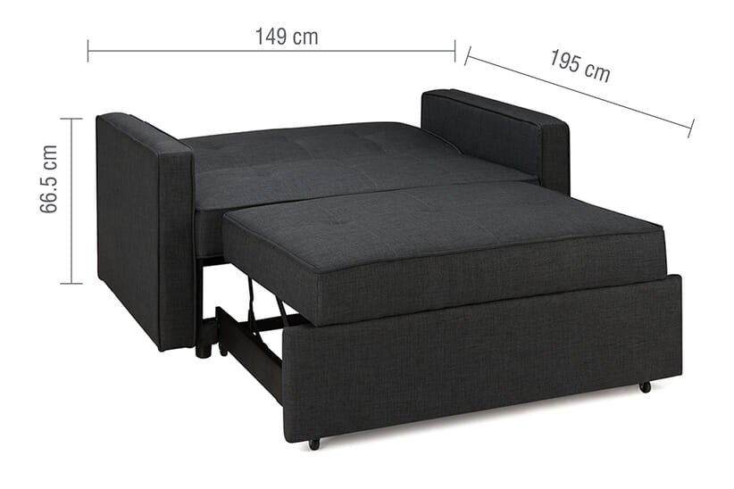 An image for Otto Grey Sofa Bed