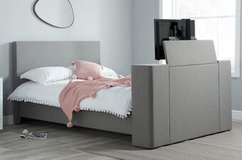 A product image for the Plaza Grey TV Bed