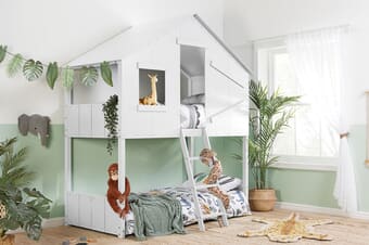 A product image for the Safari Kids Bunk Bed