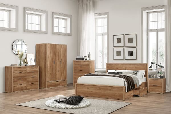 An image for Birlea Stockwell Rustic Storage Bed
