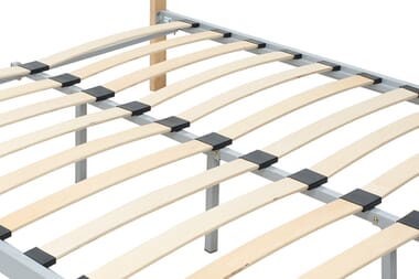 An image for Birlea Tetras Silver Metal Bed