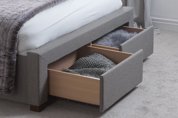 An image for Birlea Valentino Fabric 2 Drawer Storage Bed