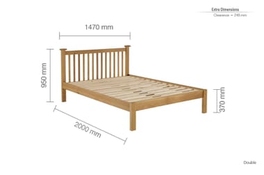 An image for Birlea Woburn Oak Bed