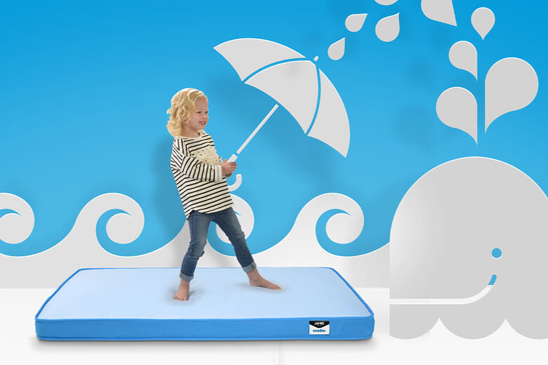 Product photograph of Cot Bed Mattress 140cm X 70cm - Jay-be Waterproof Foam Free Toddler Mattress from Mattressnextday