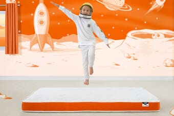 A product image for the JAY-BE Simply Kids Foam Free Mattress