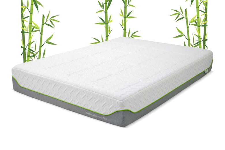 MLILY� Bamboo Refresh 2000 Memory Hybrid Mattress, Double