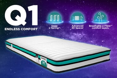 An image for Jay-Be Quest Q1 Eco Deep E-Sprung Kids Single Mattress