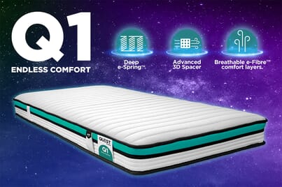 An image for Jay-Be Quest Q1 Eco Deep E-Sprung Kids Single Mattress