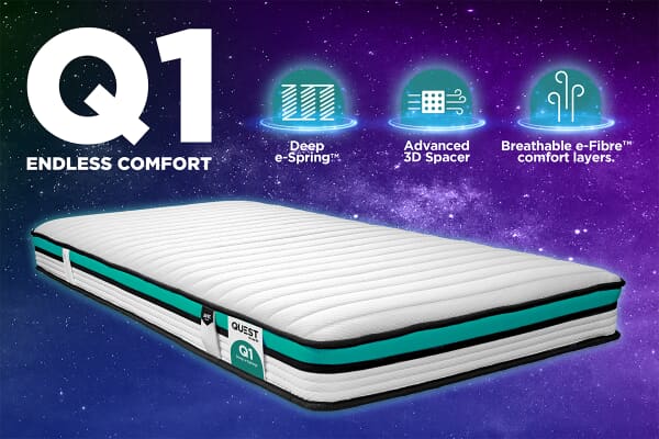 An image for Jay-Be Quest Q1 Eco Deep E-Sprung Kids Single Mattress