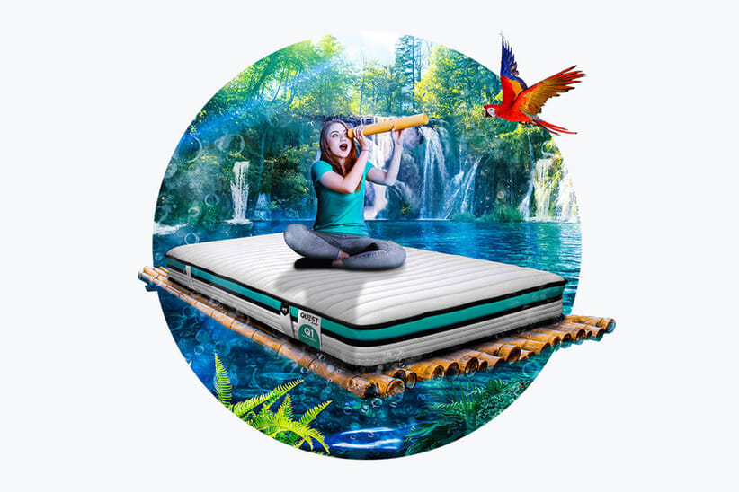 An image for Jay-Be Quest Q1 Eco Deep E-Sprung Kids Single Mattress