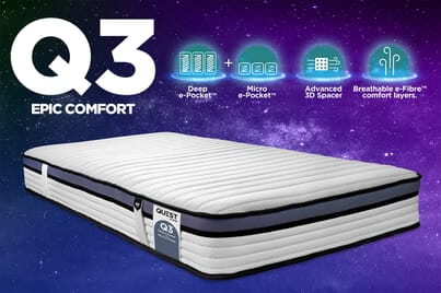An image for Jay-Be Quest Q3 Deep Micro E-pocket Kids Single Mattress