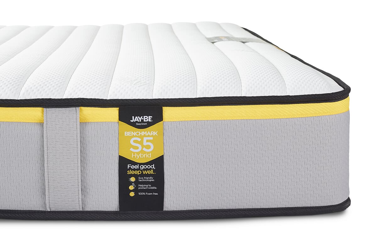 Jay-Be Benchmark S5 Hybrid Eco Friendly Mattress | MattressNextDay