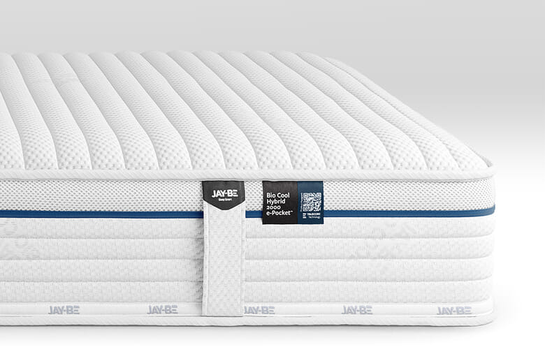 Product photograph of King Size 5 X 6 6 - Jay-be Bio Cool Hybrid 2000 Mattress from Mattressnextday