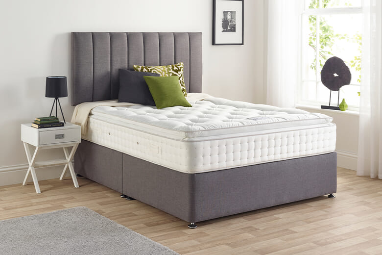 Product photograph of Relyon Stanton Natural Pillow Top Mattress Double from Mattressnextday