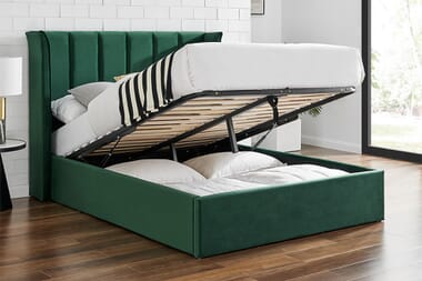 An image for Catania Upholstered Ottoman Bed