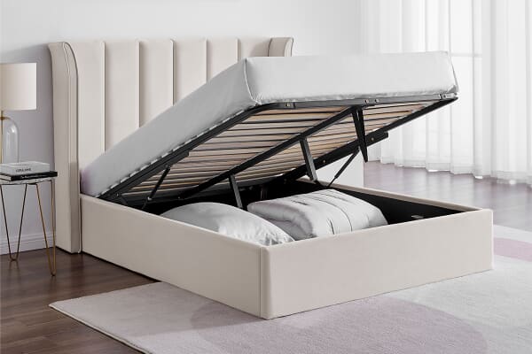 An image for Catania Upholstered Ottoman Bed