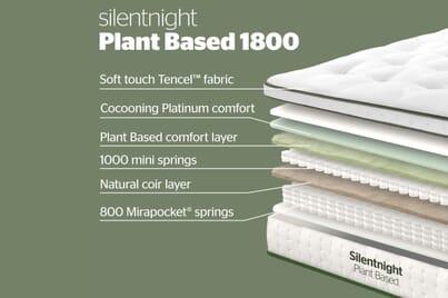 An image for Silentnight Plant Based 1800 Pillow Top Mattress