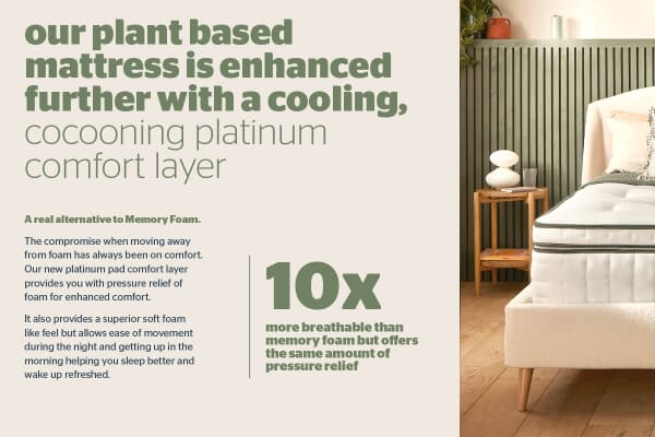 An image for Silentnight Plant Based 1800 Pillow Top Mattress