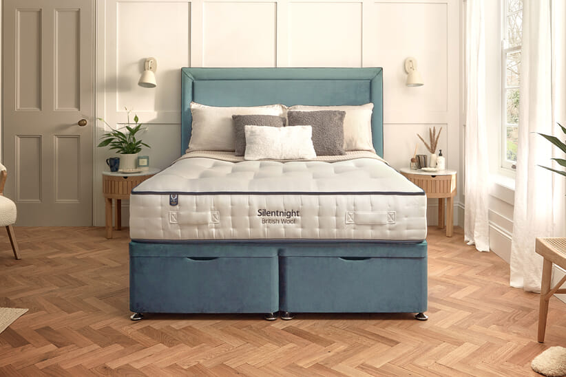 An image for Silentnight British Wool 2400 Pocket Mattress 