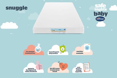 An image for Silentnight Safe Nights Snuggle Breathable Cot Mattress