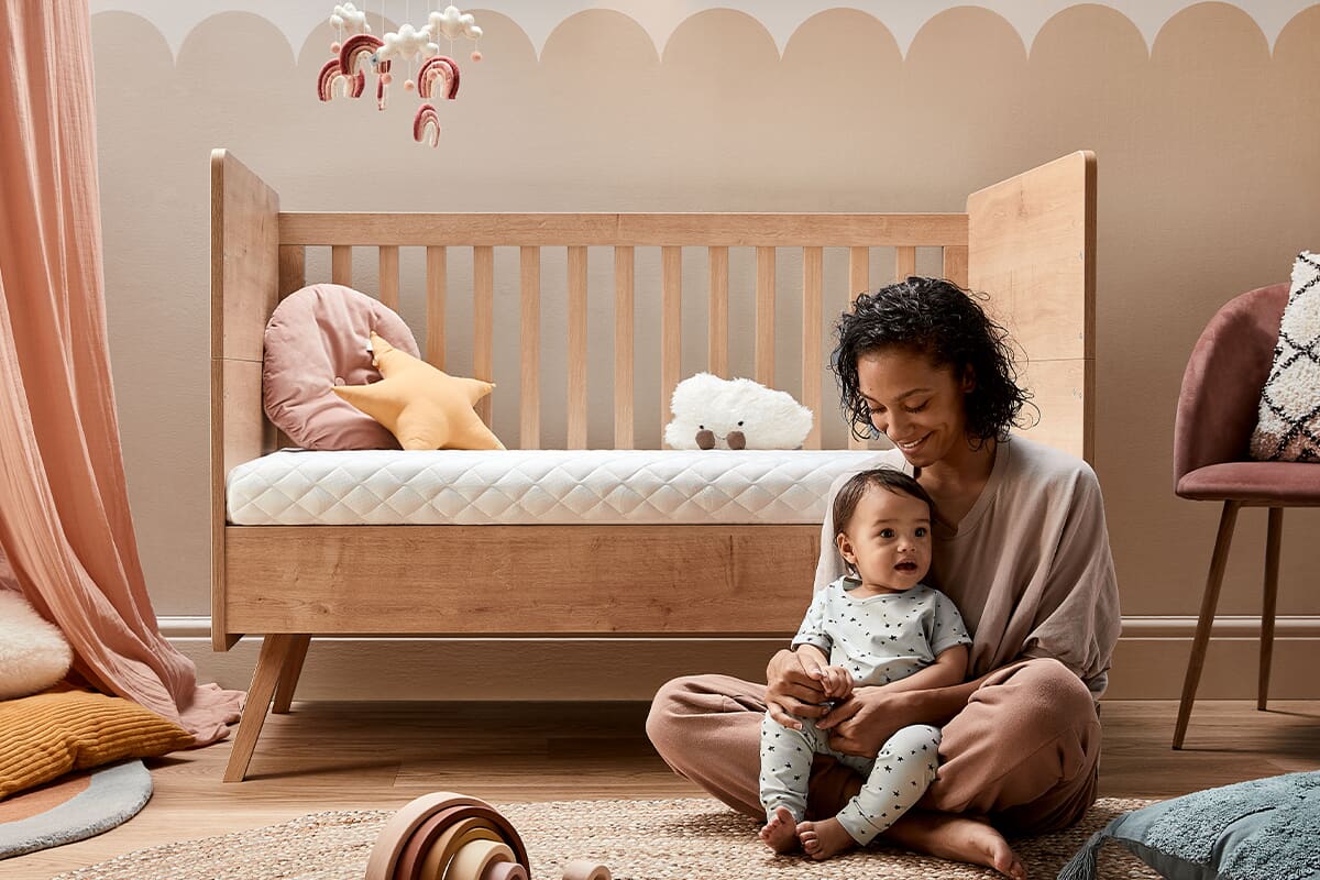 Tiny Dreamer™ - Premium Foam Cot Mattress To Fit SnüzKot (117 x 68cm