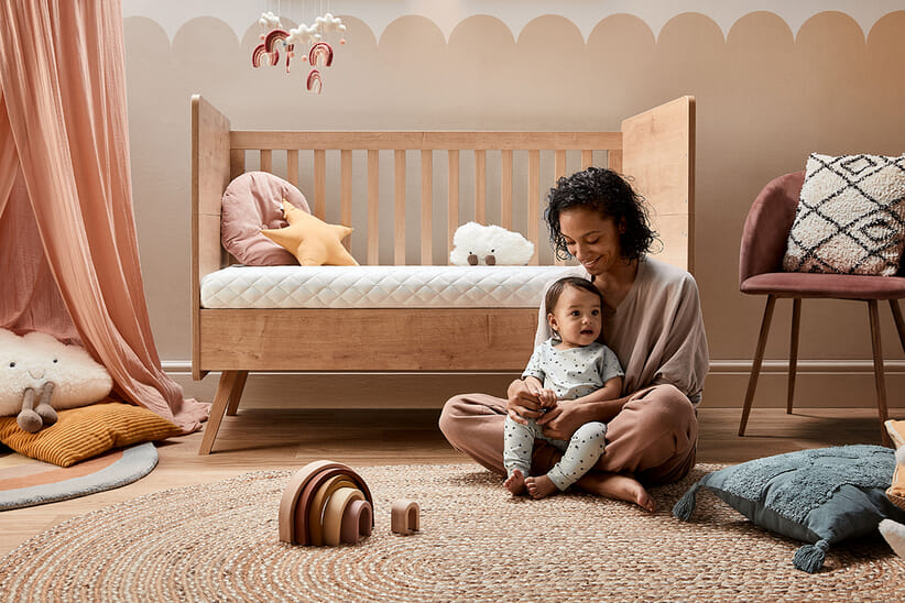 An image for Silentnight Safe Nights Lullaby Breathable Cot Mattress