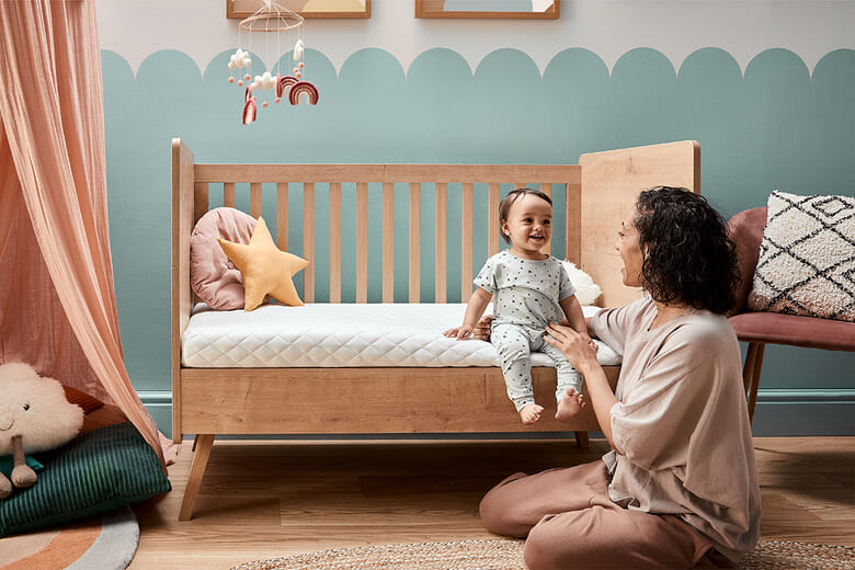 Product photograph of Silentnight Safe Nights Twinkle Pocket Cot Bed Mattress Cot Bed Mattress from Mattressnextday