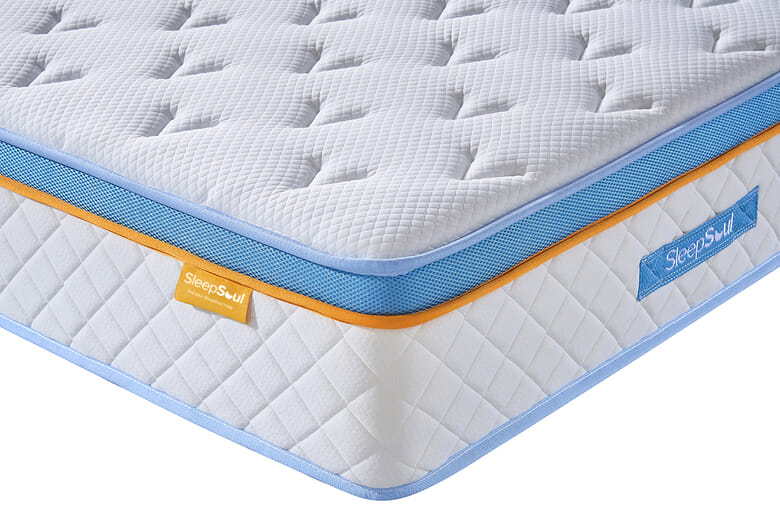 Product photograph of Sleepsoul Heaven 2000 Coolgel Pillow Top Mattress Single from Mattressnextday