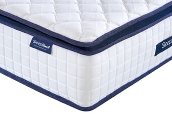A product image for the SleepSoul Bliss 1500 Pocket Memory Pillow Top Mattress