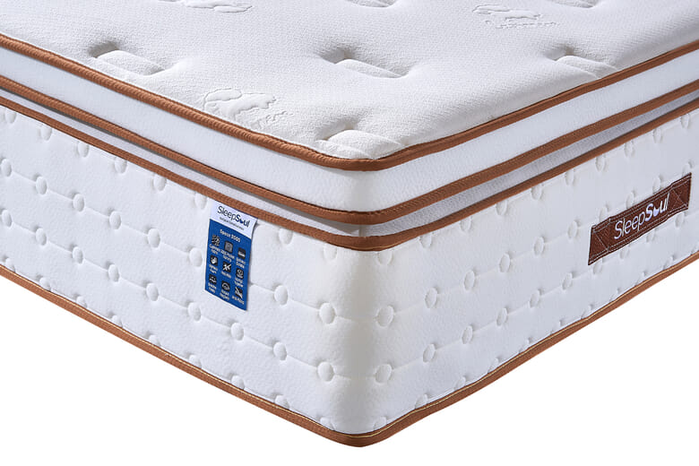 Product photograph of Sleepsoul Space 3000 Memory Pillow Top Mattress King Size from Mattressnextday