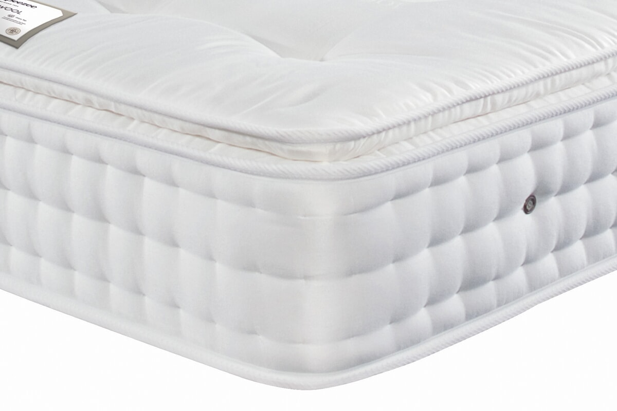 Sleepeezee Opulent Wool Pillow Top Mattress + Premium Divan Bed An image for Sleepeezee Opulent Wool Pillow Top Mattress + Premium Divan Bed