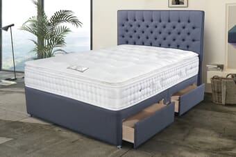 A product image for the Sleepeezee Opulent Wool Pillow Top Mattress + Premium Divan Bed