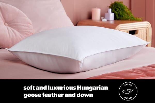 An image for Silentnight Ultimate Luxury Hungarian Goose Feather & Down Pillow