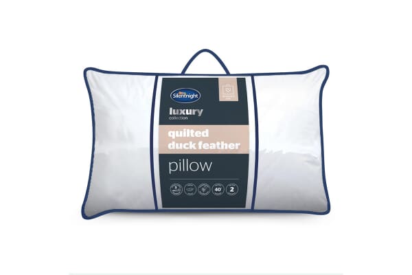 An image for Silentnight Quilted Duck Feather Pillow