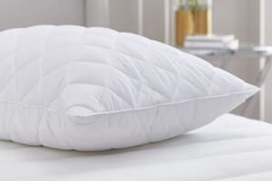 A product image for the Silentnight Quilted Duck Feather Pillow