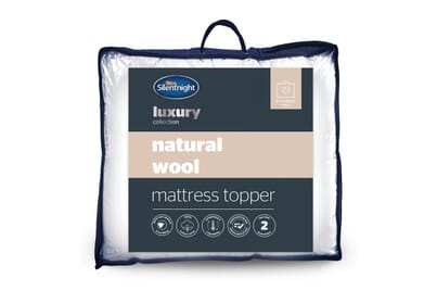 An image for Silentnight Natural Wool Collection Mattress Topper