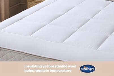 An image for Silentnight Natural Wool Collection Mattress Topper